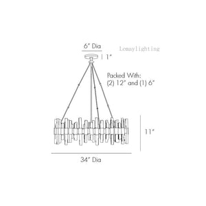 Hasluxe Large Chandelier