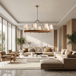 Havelle Round Brass Chandelier