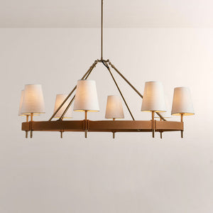 Havelle Round Brass Chandelier