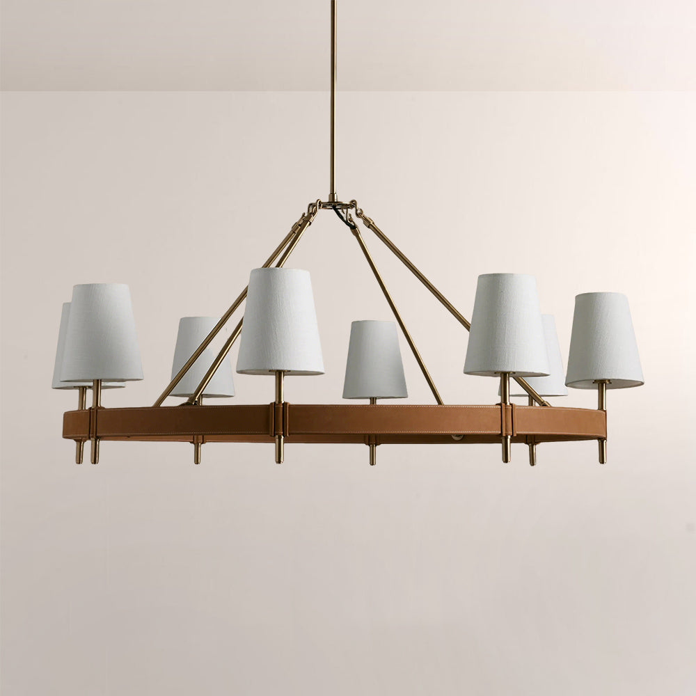 Havelle Round Brass Chandelier