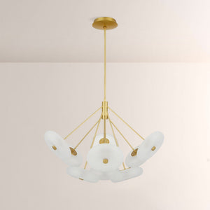 Herbert Round Glass Chandelier