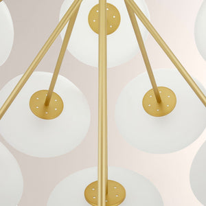 Herbert Round Glass Chandelier