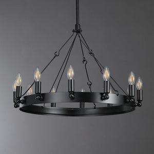 Camia Candelabra Round Chandelier<26"-73">