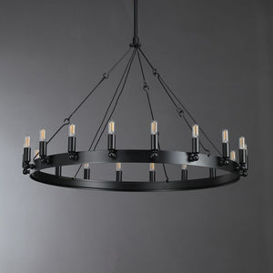Camia Filament Round Chandelier<26"-73">