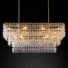 Ikun 3-Tier Rectangle Chandelier 60"