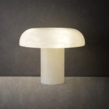 Alabaster Mushroom Table Lamp