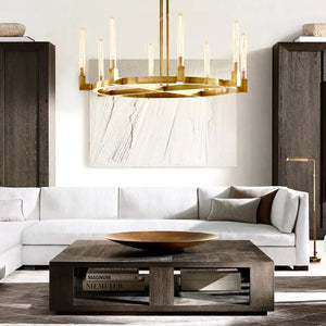 Kira Round Chandelier 72"