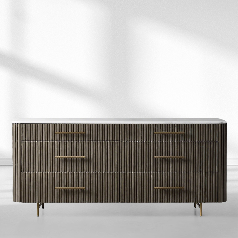 Fimley Six Drawer Dresser