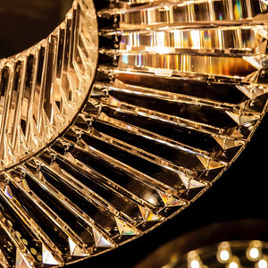 Lito Round Crystals Chandelier