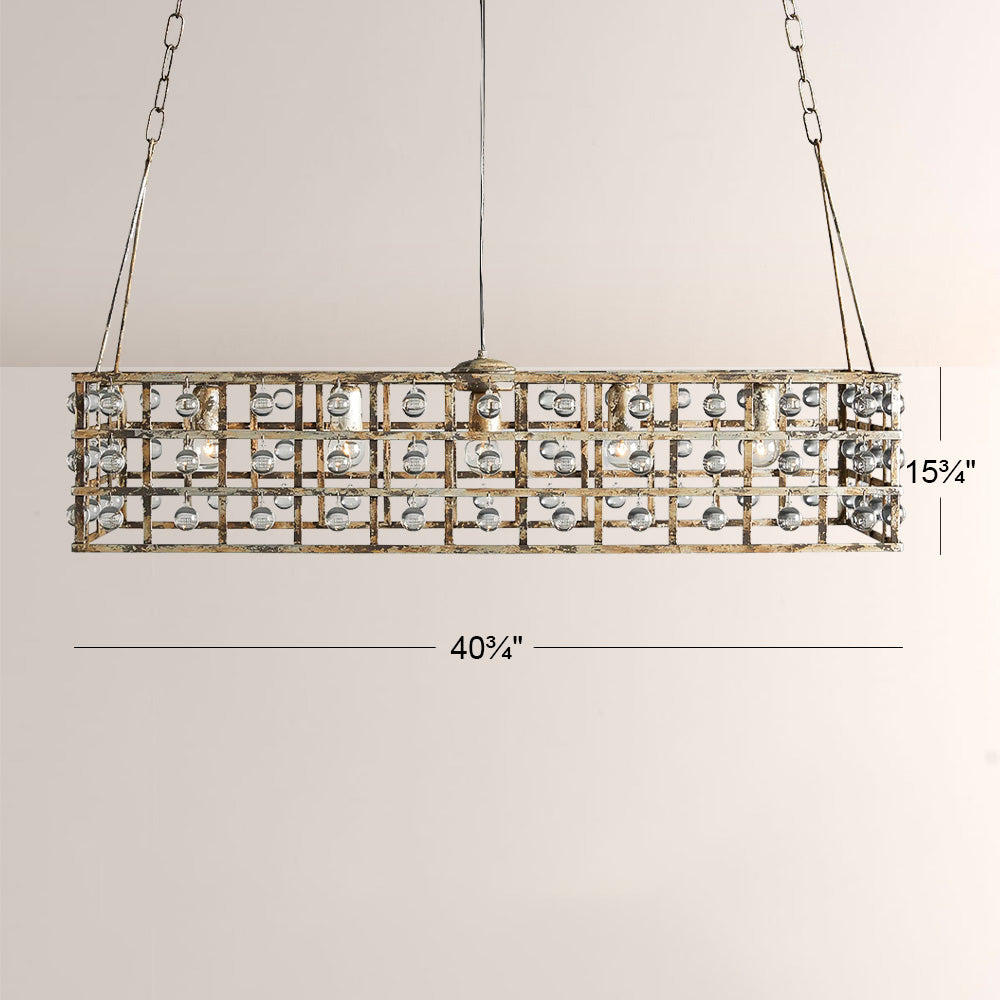 La Cage Rectangular Chandelier