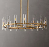 Ramelle Round Glass Chandelier 60"