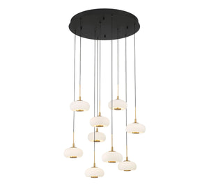 Lanterns 9 Light Round LED Chanderlier