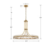 Latin 12 Light Chandelier
