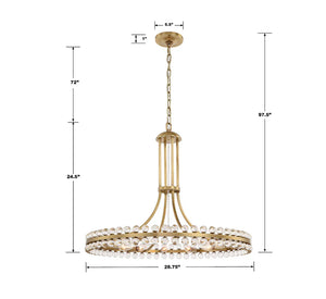 Latin 12 Light Chandelier