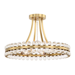 Latin 4 Light Chandelier-Flush Mount