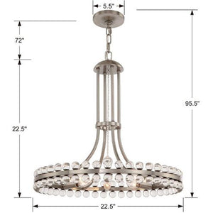 Latin 8 Light Chandelier