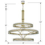 Latin 24 Light Chandelier-3 Tiers