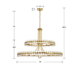 Latin 24 Light Chandelier-2 Tiers