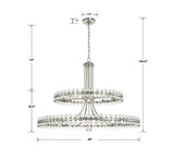 Latin 24 Light Chandelier-2 Tiers