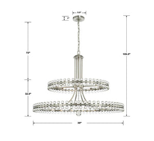 Latin 24 Light Chandelier-2 Tiers