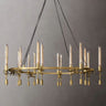 Leo Round Chandelier 58"