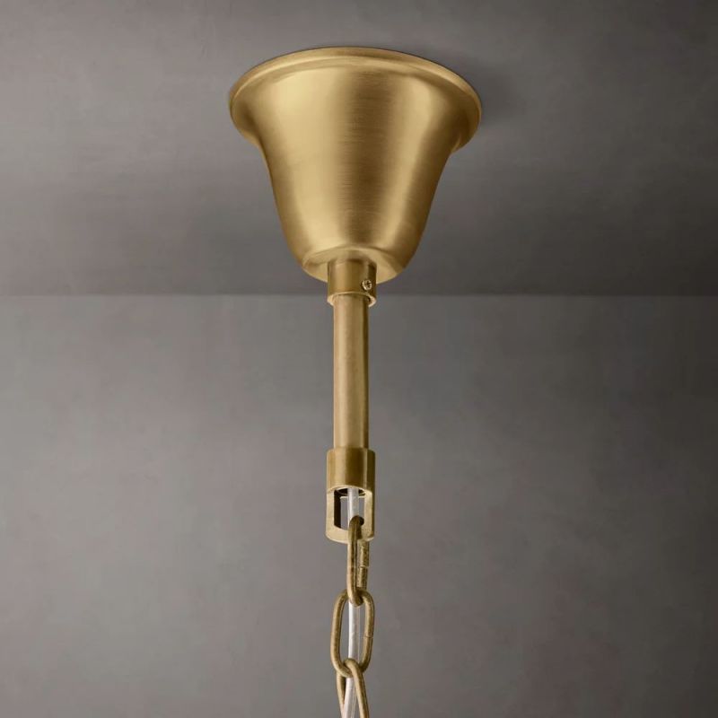 Leonor Vintage Round Chandelier 44”