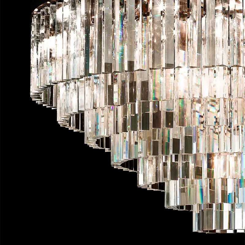 Leonor Vintage Round Chandelier 44”