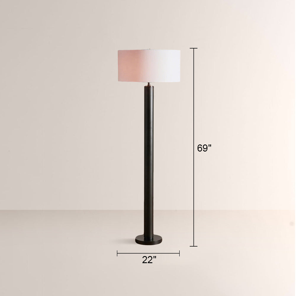 Linor Linen Floor Lamp