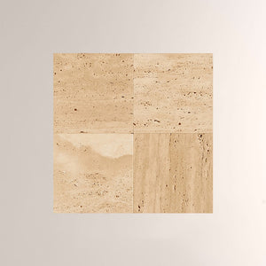 Odette Travertine Disc Outdoor Sconce