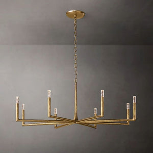 Logan Forged Round Chandelier 60"