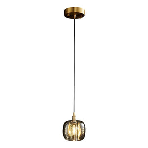 Long Spiral Cubes Crystal Chandelier for Staircase