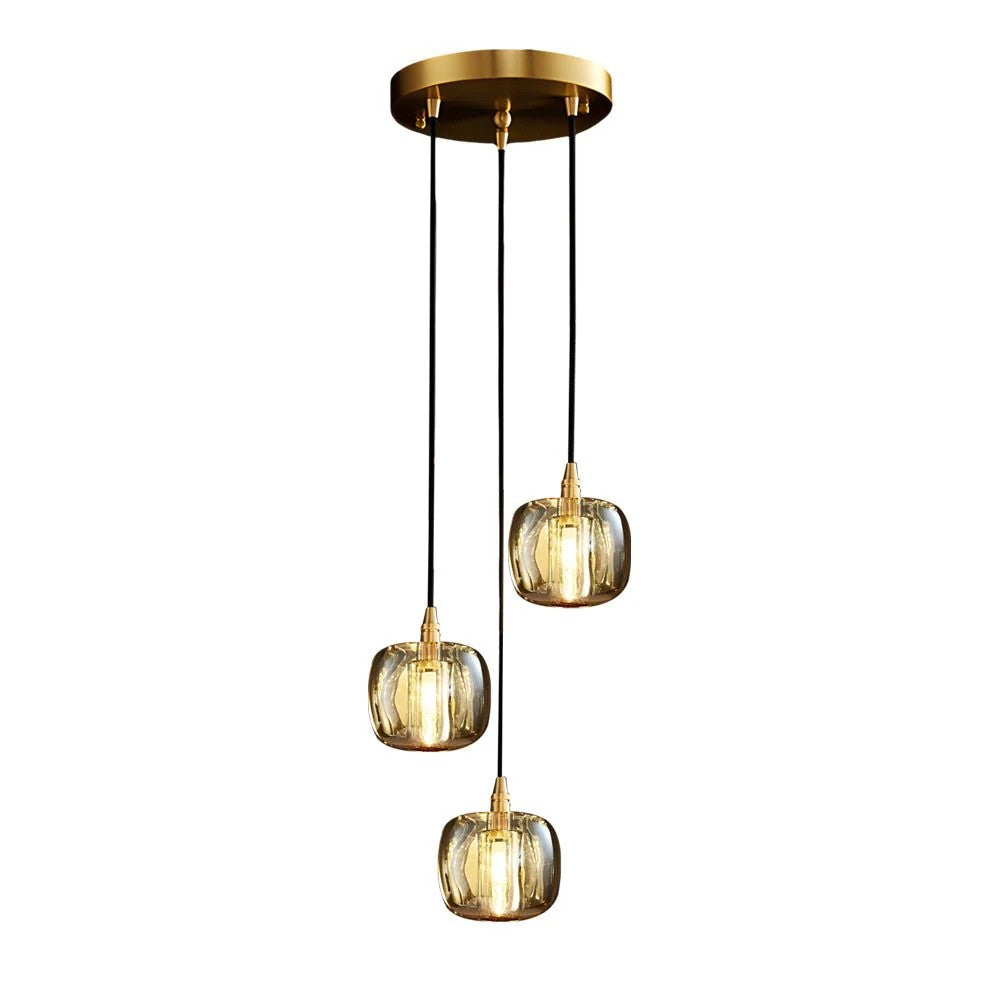 Long Spiral Cubes Crystal Chandelier for Staircase