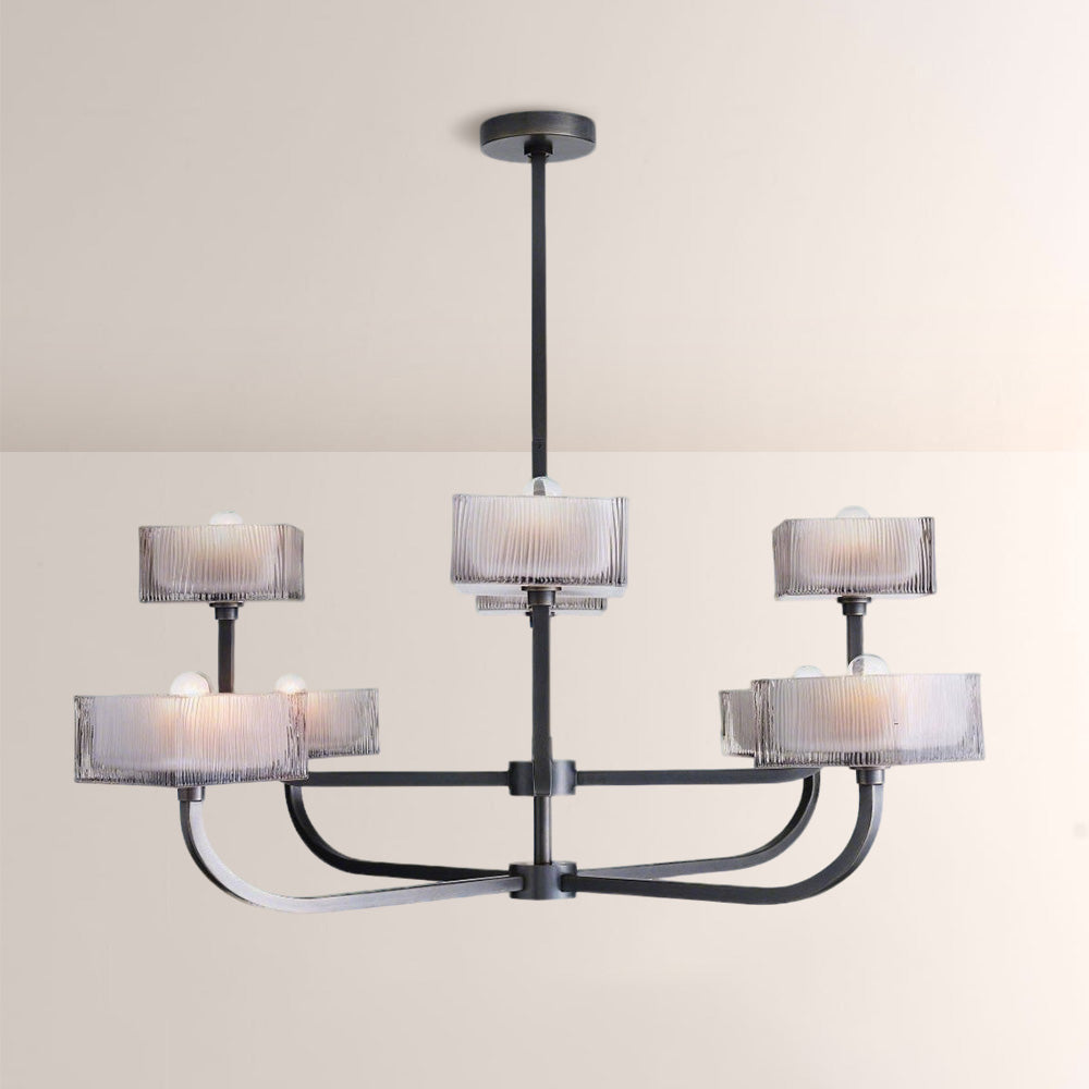 Luke Glass Chandelier