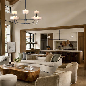 Luke Glass Chandelier