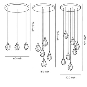 Luxury Staircase Chandelier Modern Spiral Crystal High Ceiling Light