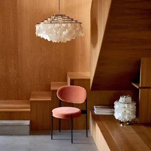 Matthias Mother Of Pearl Round Chandelier