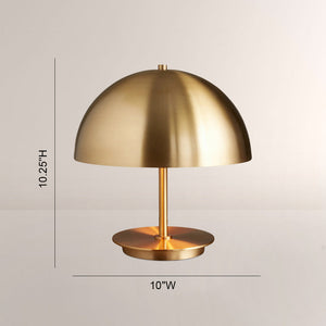 Malora Dome Metal Table Lamp
