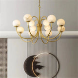 Alabaster Bloom Chandelier
