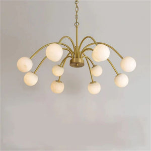 Alabaster Bloom Chandelier