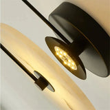 Alabaster Modern Disc Wall Sconce