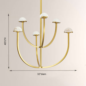 Pedra Round Chandelier
