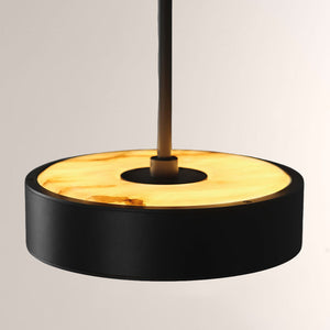 Monterra Wood-Grain Drum Pendant