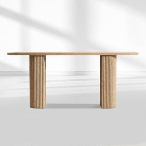 Mulholland Plank Wood Console Table