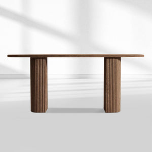 Mulholland Plank Wood Console Table