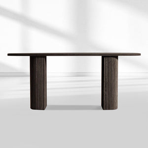 Mulholland Plank Wood Console Table
