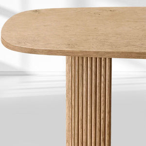 Mulholland Plank Wood Console Table