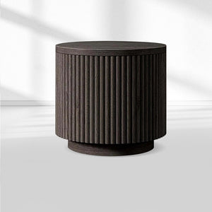 Mulholland Wood Round Side Table