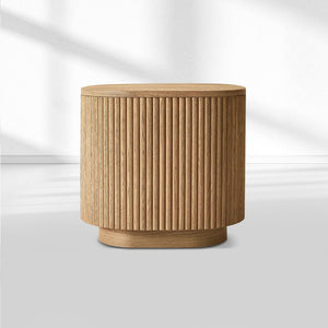 Mulholland Wood Square Side Table