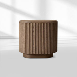 Mulholland Wood Square Side Table