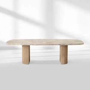 Mulholland Stone Rectangular Dining Table